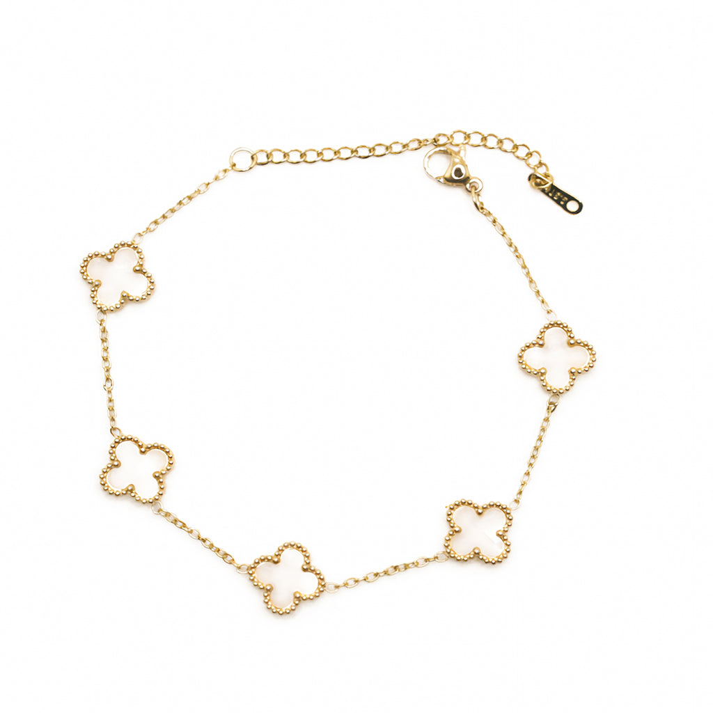 White Clover Grace Bracelet