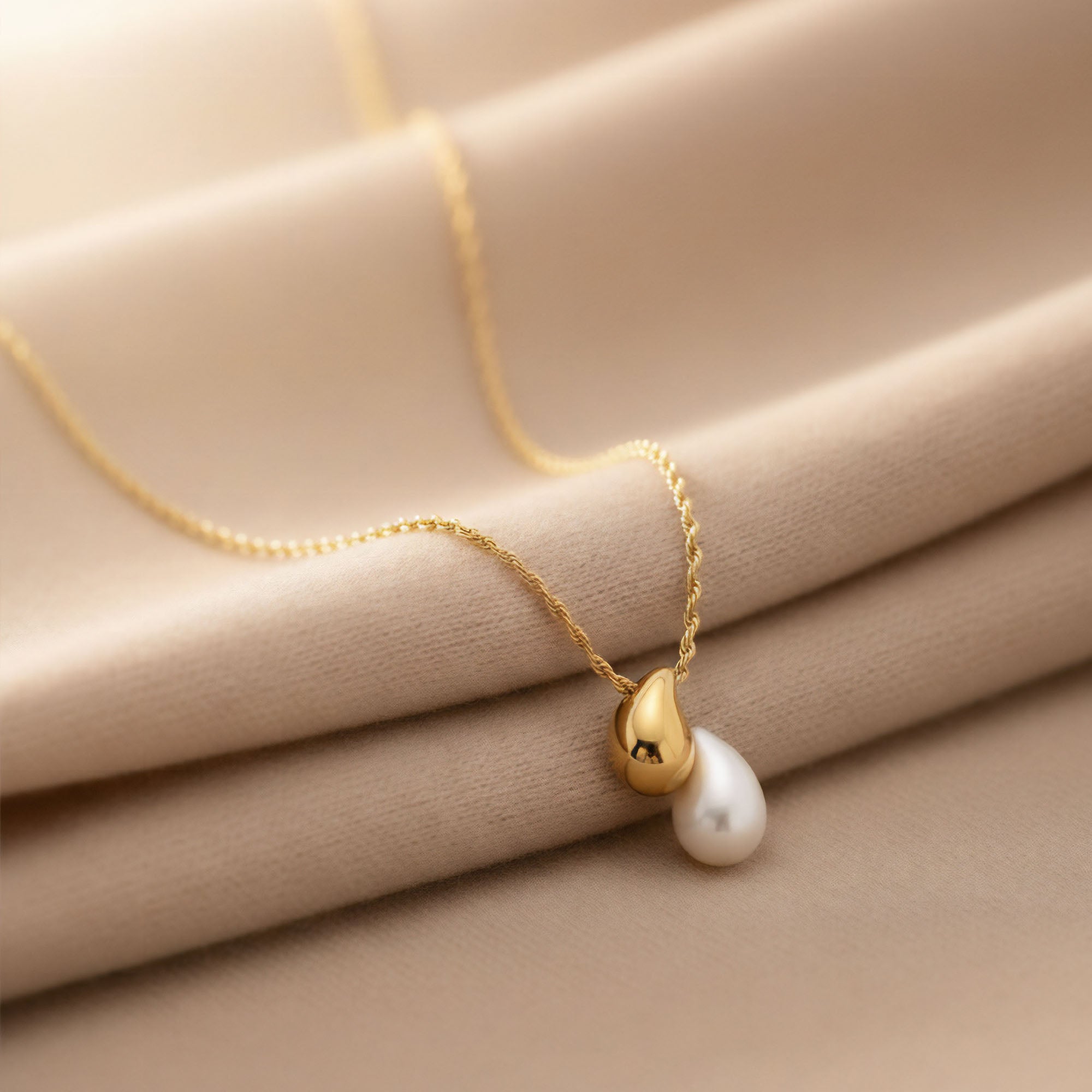 Luna Dual Drop Necklace