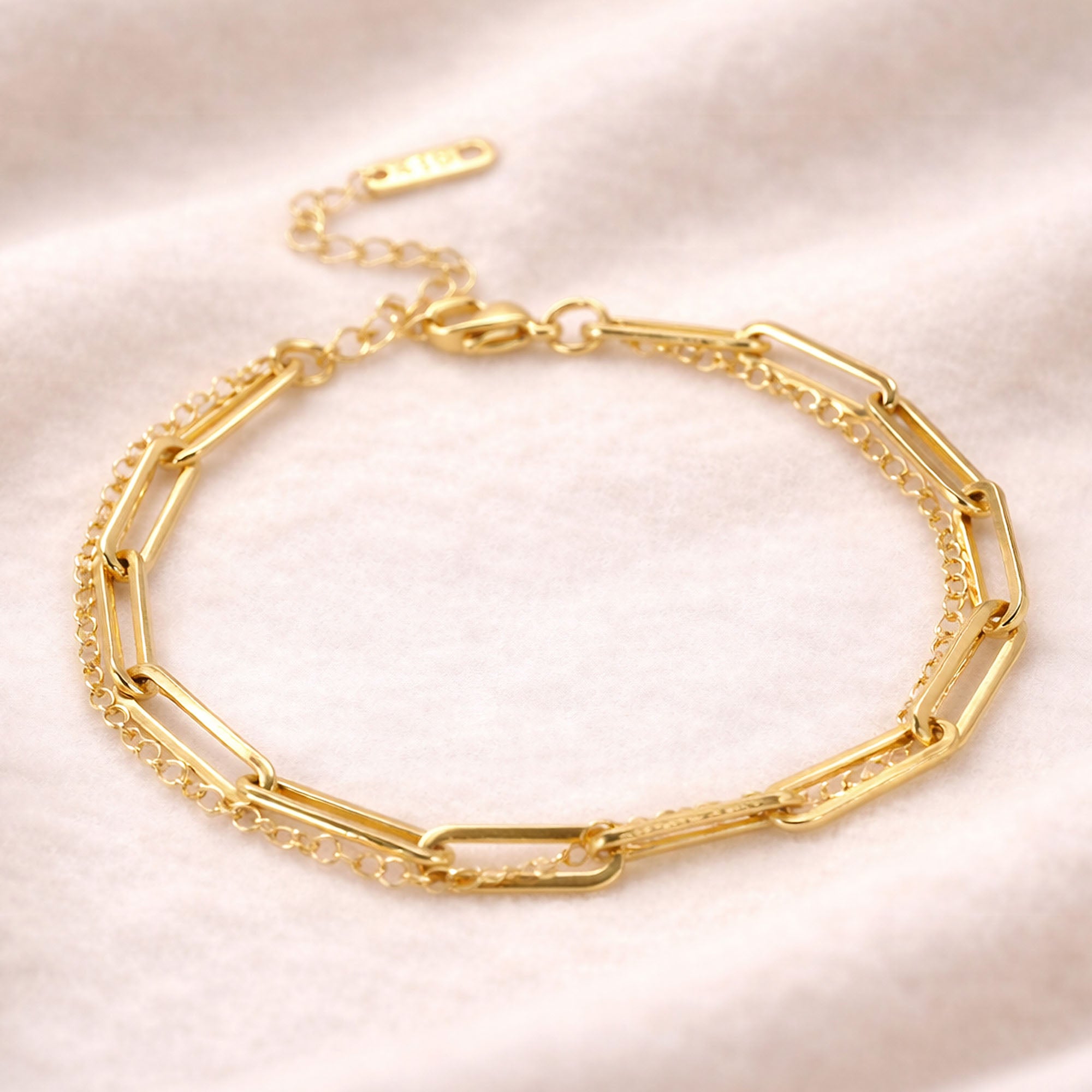 Linear Duo Anklet