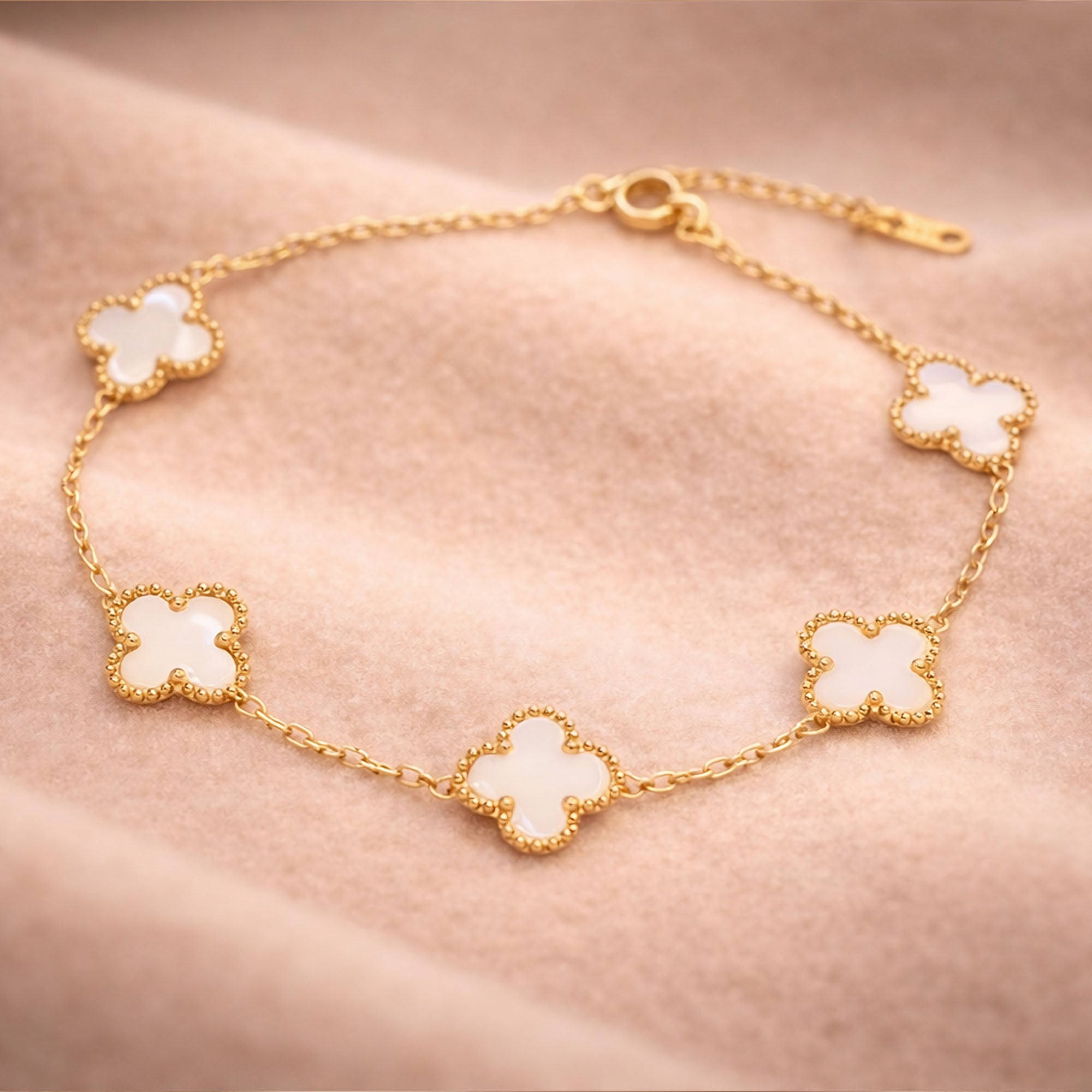 White Clover Grace Bracelet
