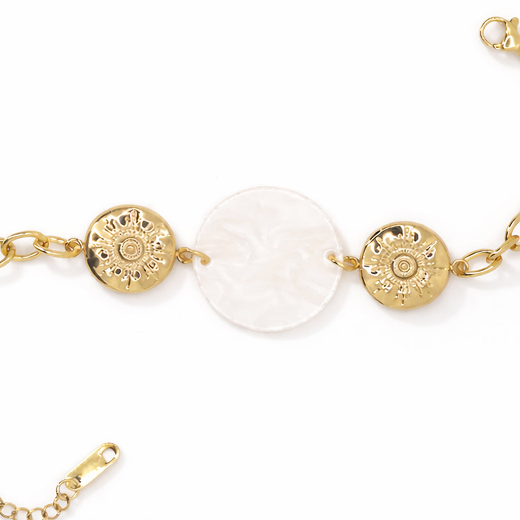 The MOP Medallion Bracelet