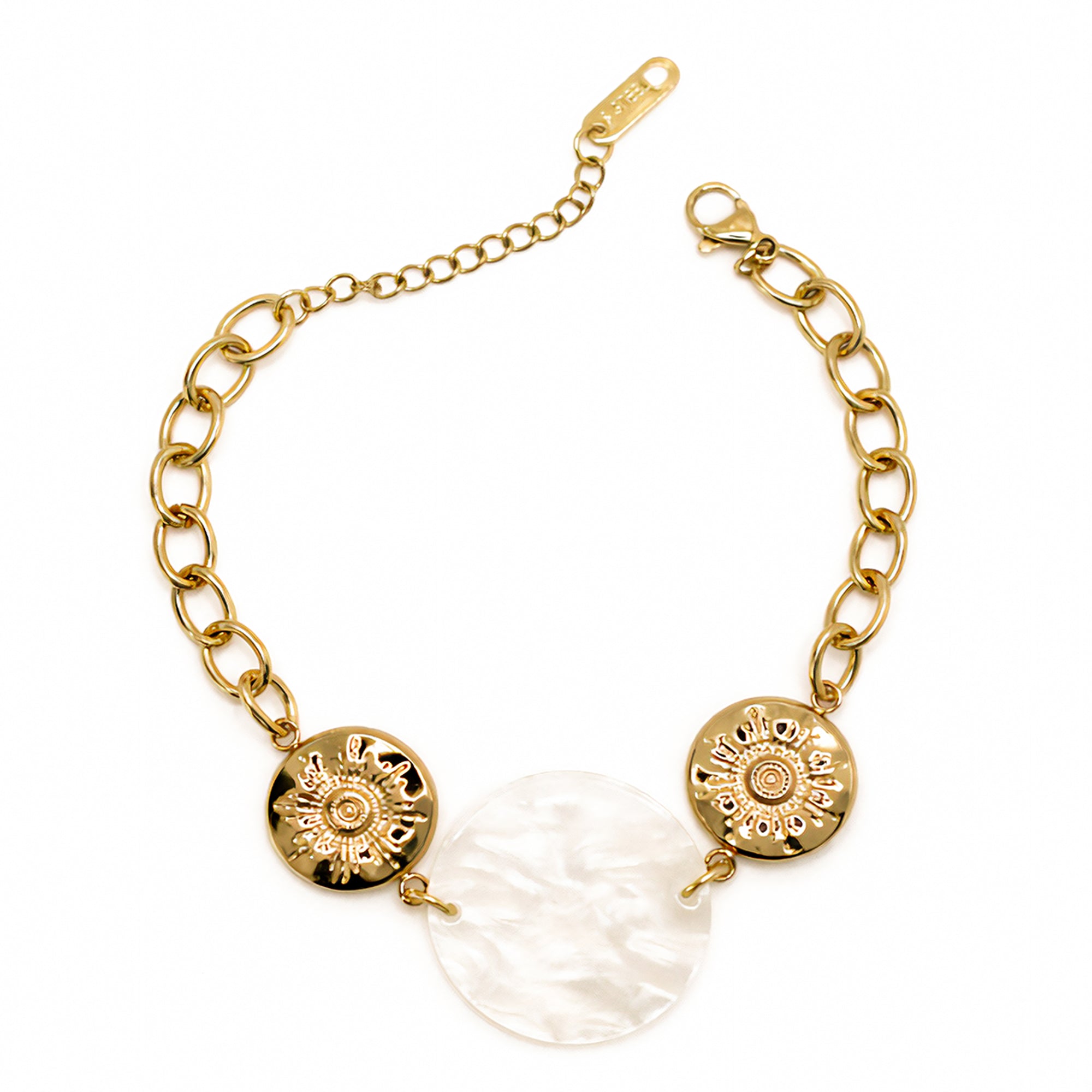 The MOP Medallion Bracelet