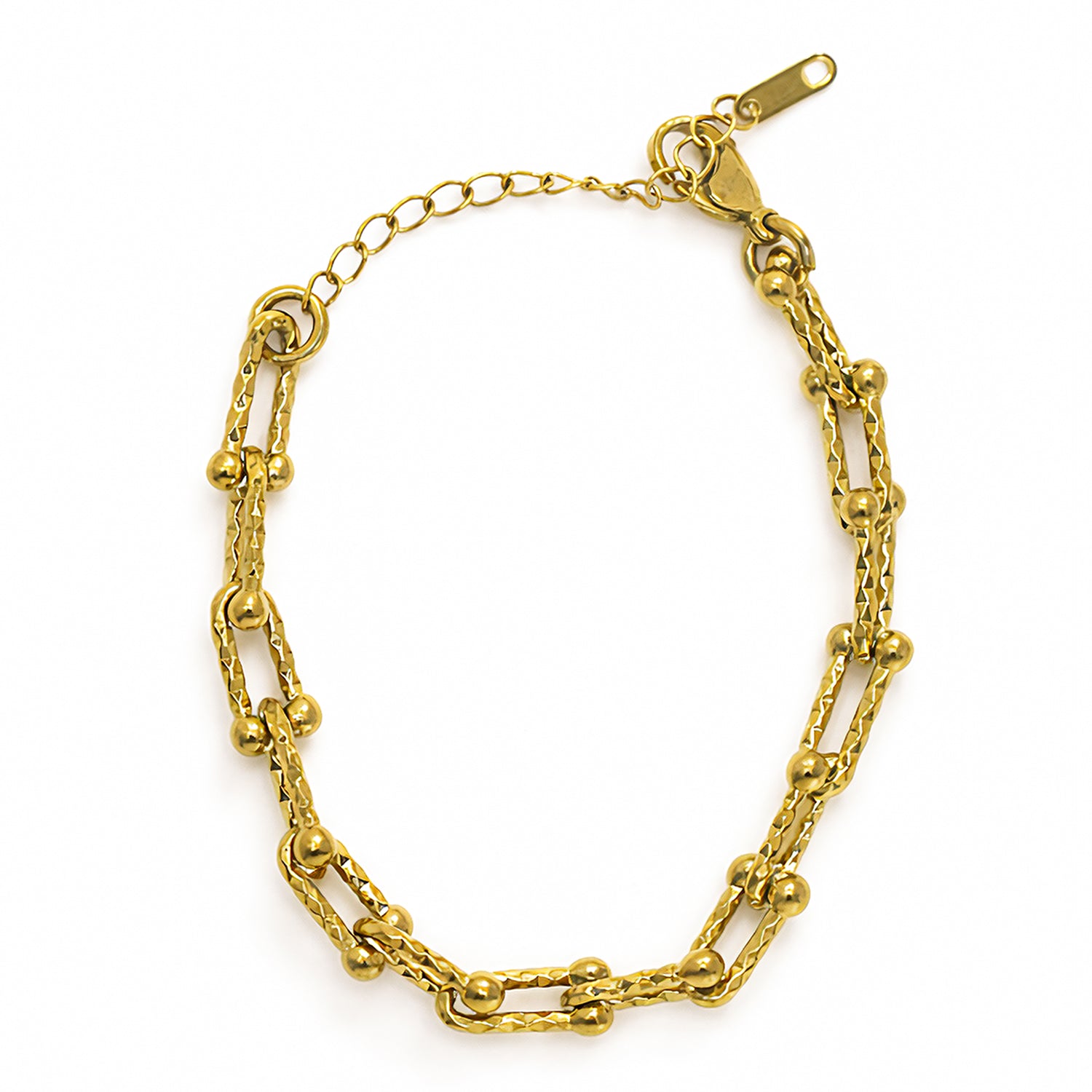 Interlocked Link Bracelet