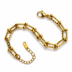 Interlocked Link Bracelet