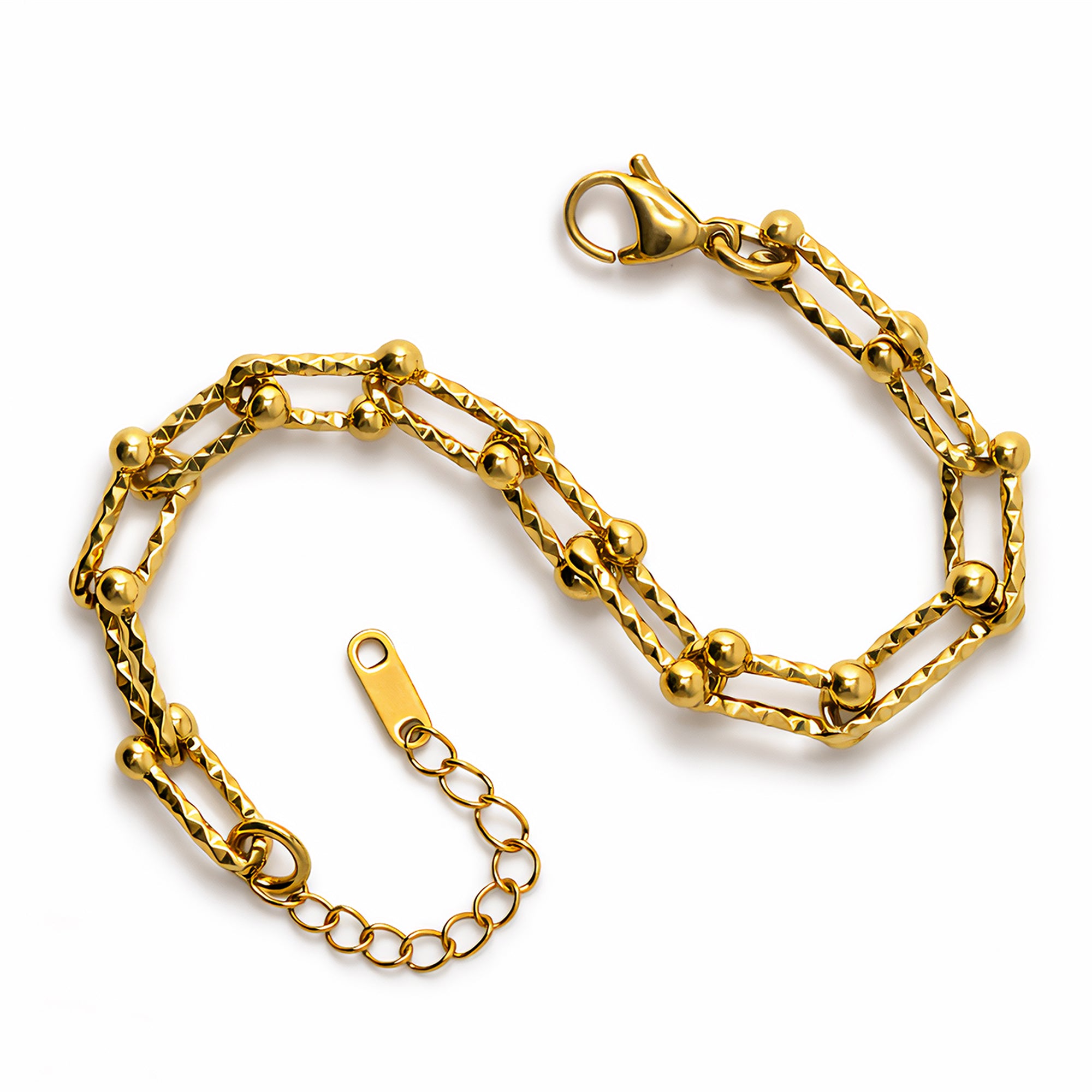 Interlocked Link Bracelet