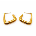 Geometric Glamour Hoops